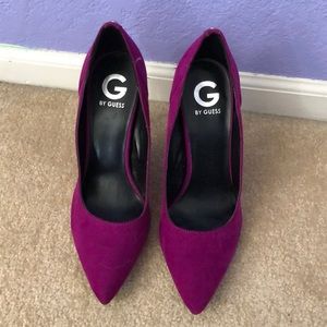 G by Guess Magenta heels